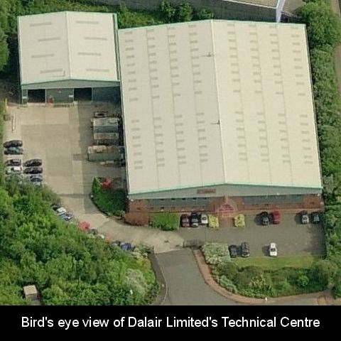 Bird's eye view of Dalair's Technical Centre